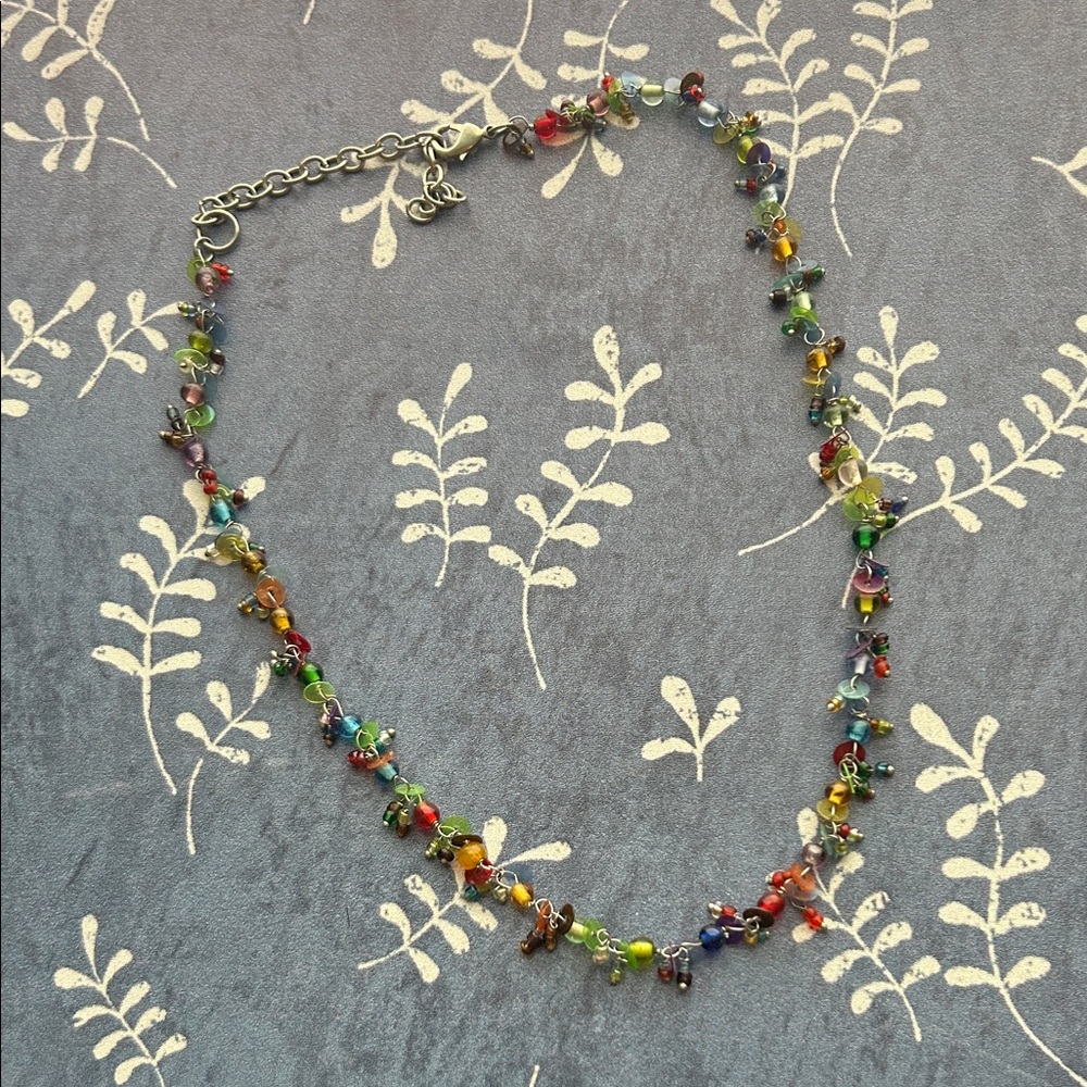 Colorful beaded necklace